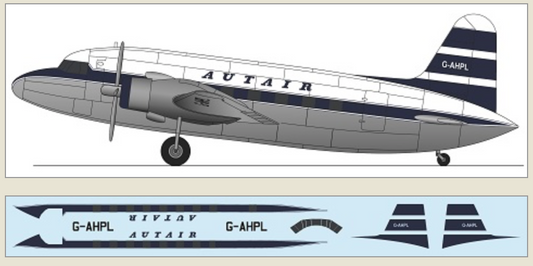F-rsin Plastic FRP4130 1:144 Vickers Viking Autair