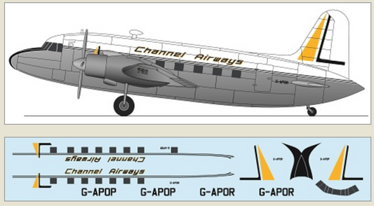 F-rsin Plastic FRP4131 1:144 Vickers Viking Channel Airways