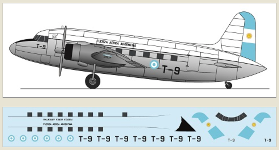 F-rsin Plastic FRP4133 1:144 Vickers Viking Fuerza Aerea Argentina