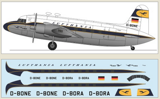 F-rsin Plastic FRP4135 1:144 Vickers Viking Lufthansa