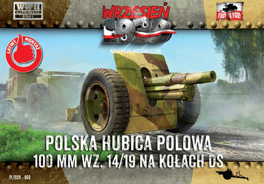 First To Fight Kits FTF060 1:72 Skoda 100mm Howitzer on DS wheels