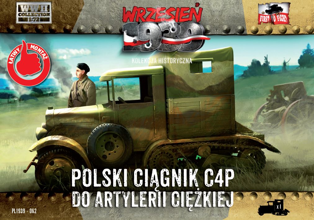 First To Fight Kits FTF062 1:72 C4P Polish Heavy Artillery Tractor