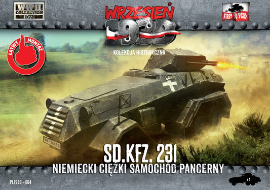 First To Fight Kits FTF064 1:72 German Sd.Kfz.231 Heavy Armored Car