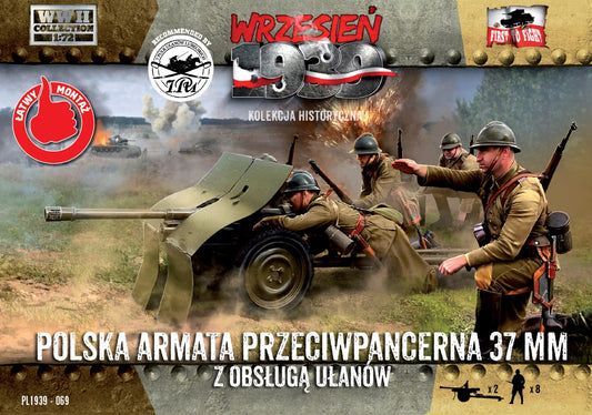 First To Fight Kits FTF069 1:72 Bofors 37mm Anti-Tank Gun with Uhlans Crew
