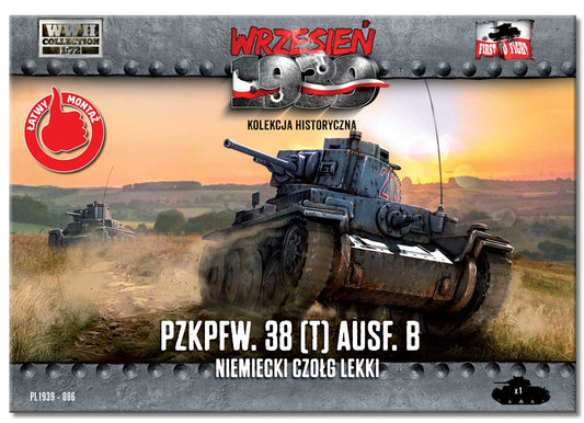 First To Fight Kits FTF086 1:72 Pz.Kpfw.38 Ausf.B German light tank