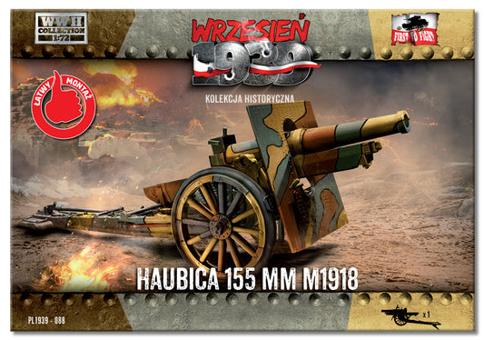 First To Fight Kits FTF088 1:72 155mm Howitzer, M1918