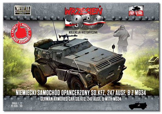 First To Fight Kits FTF101 1:72 Sd.Kfz.247 Ausf.B German armored car