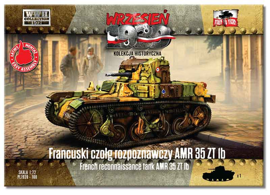 First To Fight FTF108 French Recon Tank AMR35 ZT 1b 1:72