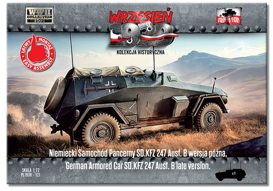 First To Fight FTF121 Sd.Kfz.247 Ausf.B Late German Armoured Car 1:72