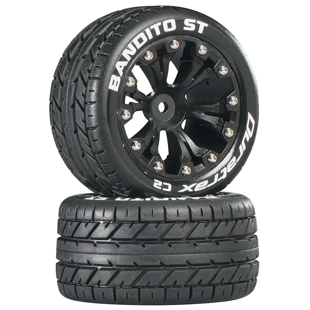 Duratrax Bandito ST 2.8" Truck 2WD Mounted Rear C2 Black (2) DTXC3542