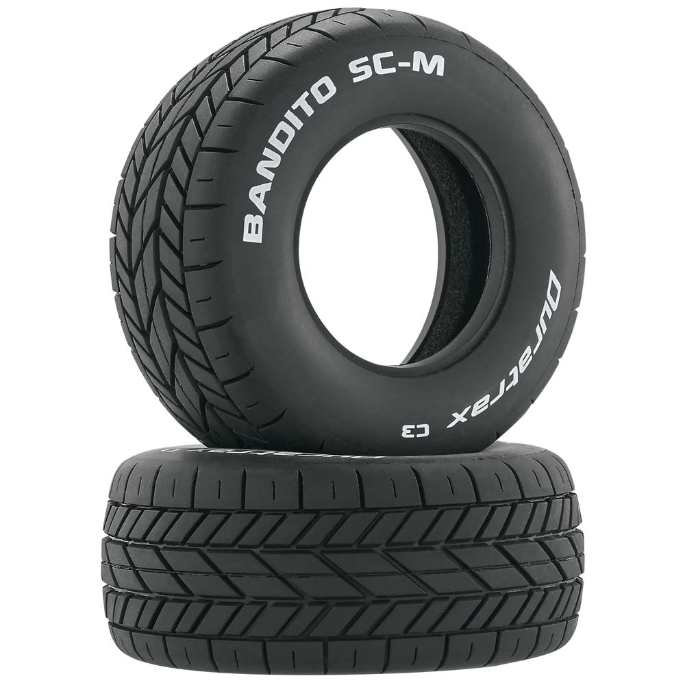 Duratrax Bandito SC-M Oval Tire C3 (2) DTXC3801