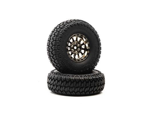 Duratrax Class 1 Scaler CR C3 Mntd 1.9" Blk/Chr (2) DTXC4066