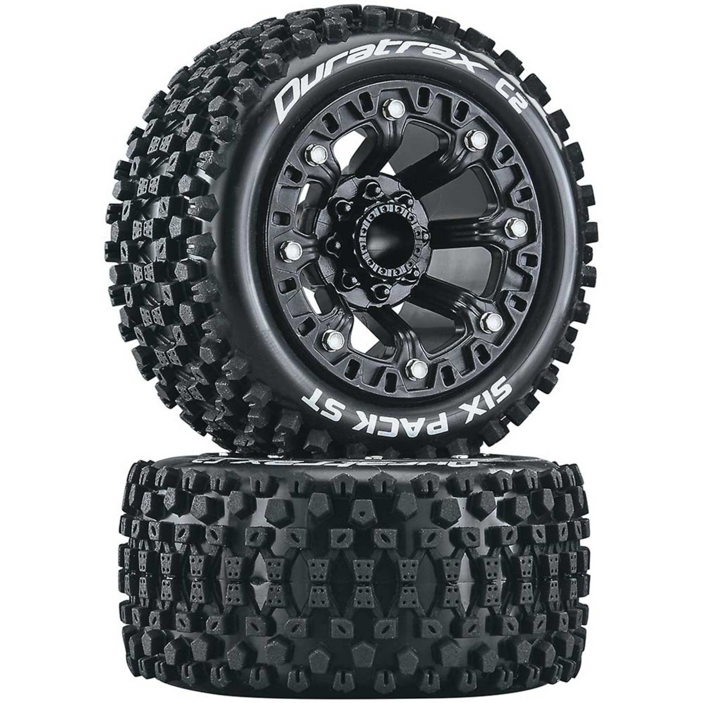 Duratrax Six Pack ST 2.2 Black (2) DTXC5103