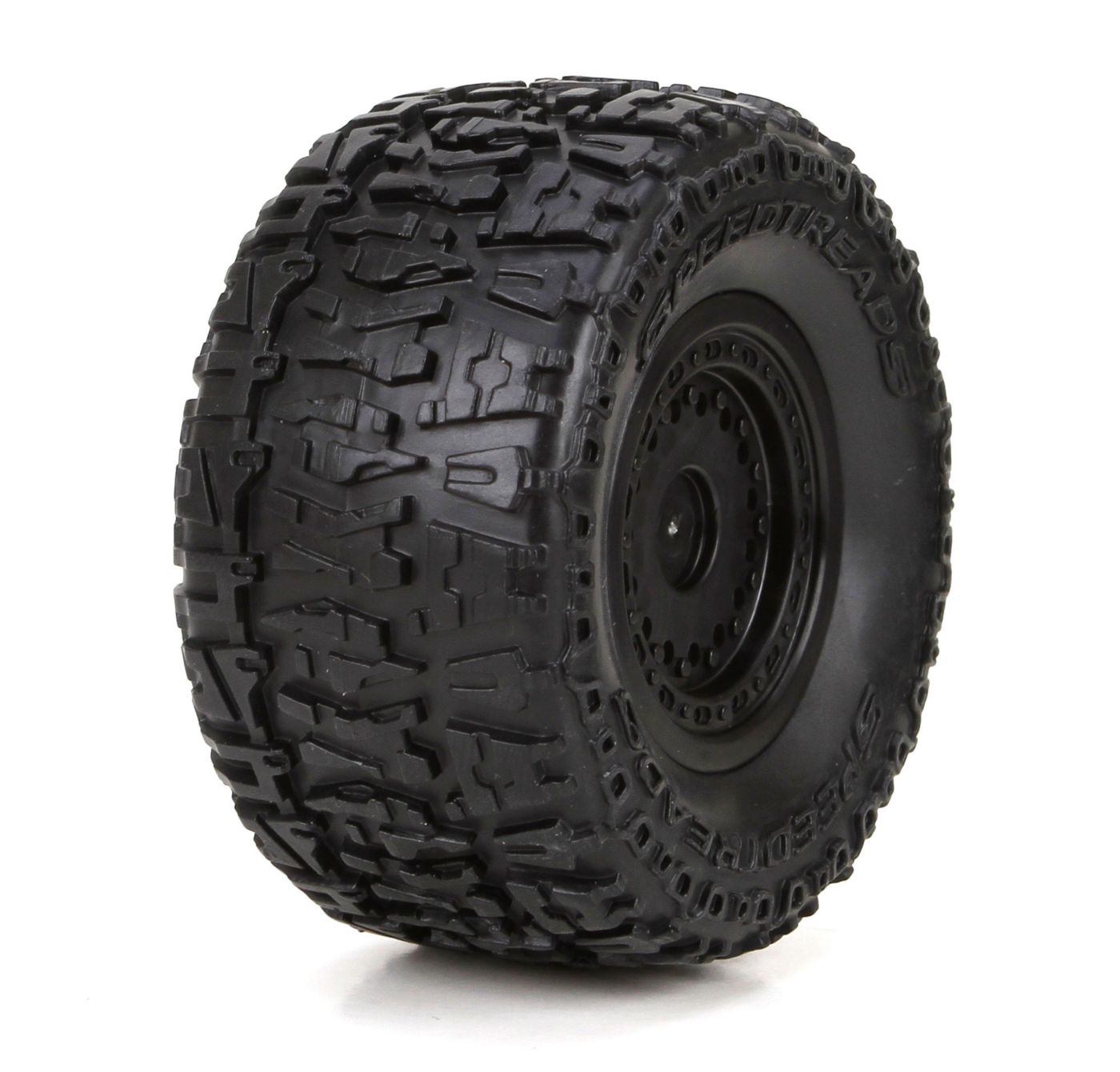 ECX Front/Rear Premount Tire: 1/18 4WD Ruckus (2) ECX41000