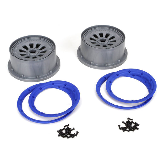 Losi Wheel and Beadlock Set (2): 5IVE-T LOSB7027