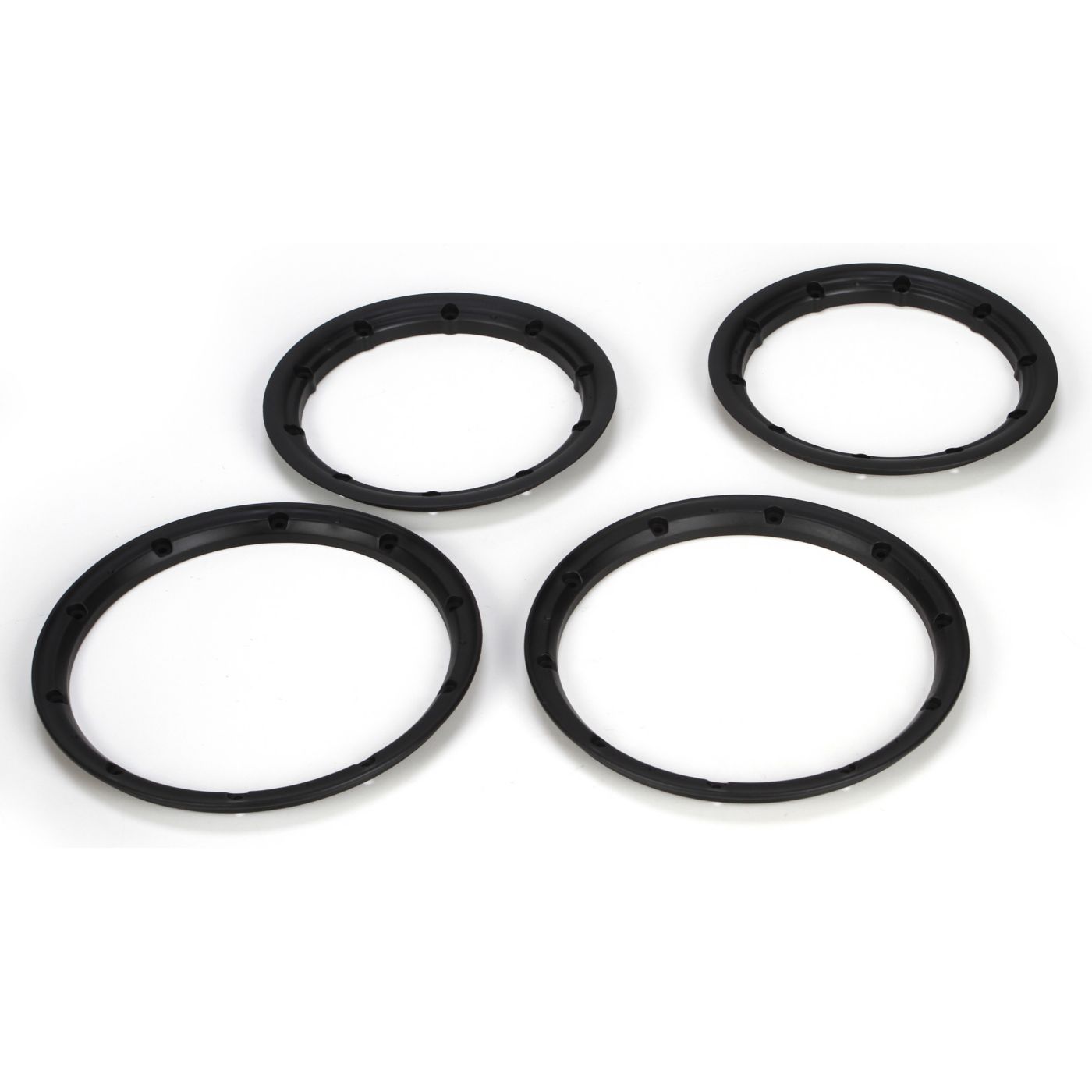 Losi Beadlock Set, Inner & Outer Black (2): 5IVE-T LOSB7028