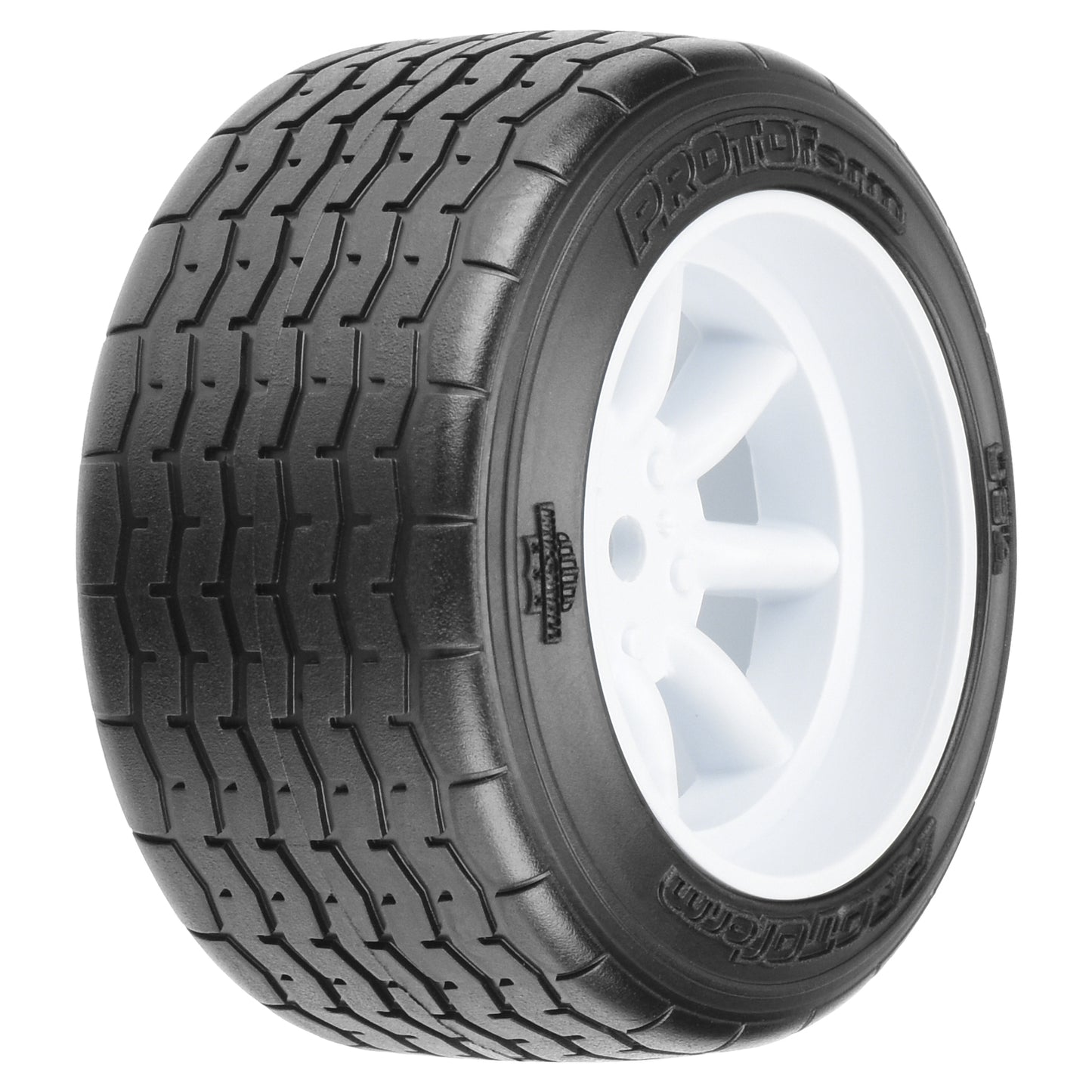 Protoform 1:10 PROTOform VTA Rear 31mm VTA Tires Mounted 12mm White Wh PRM10139-17