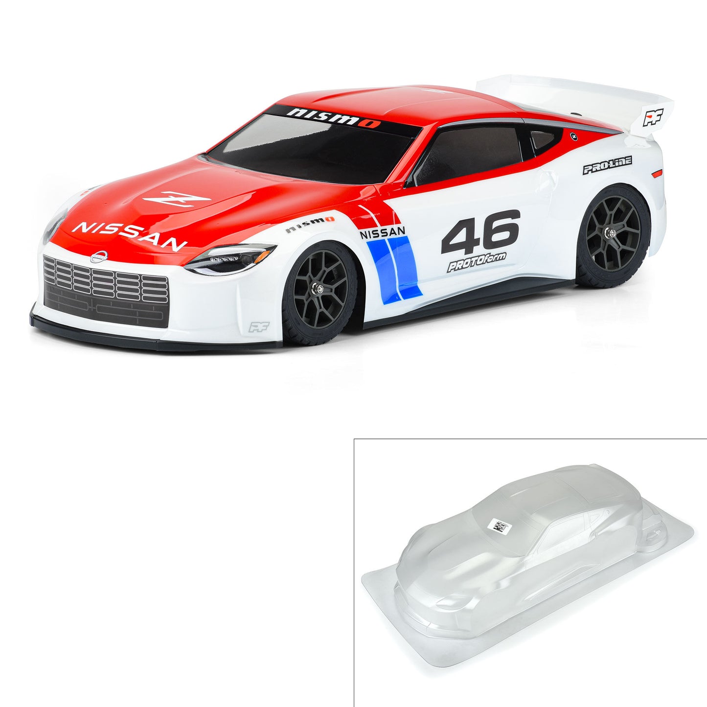 Protoform 1:8 2023 Nissan Z Clear Body: Vendetta PRM1583-00