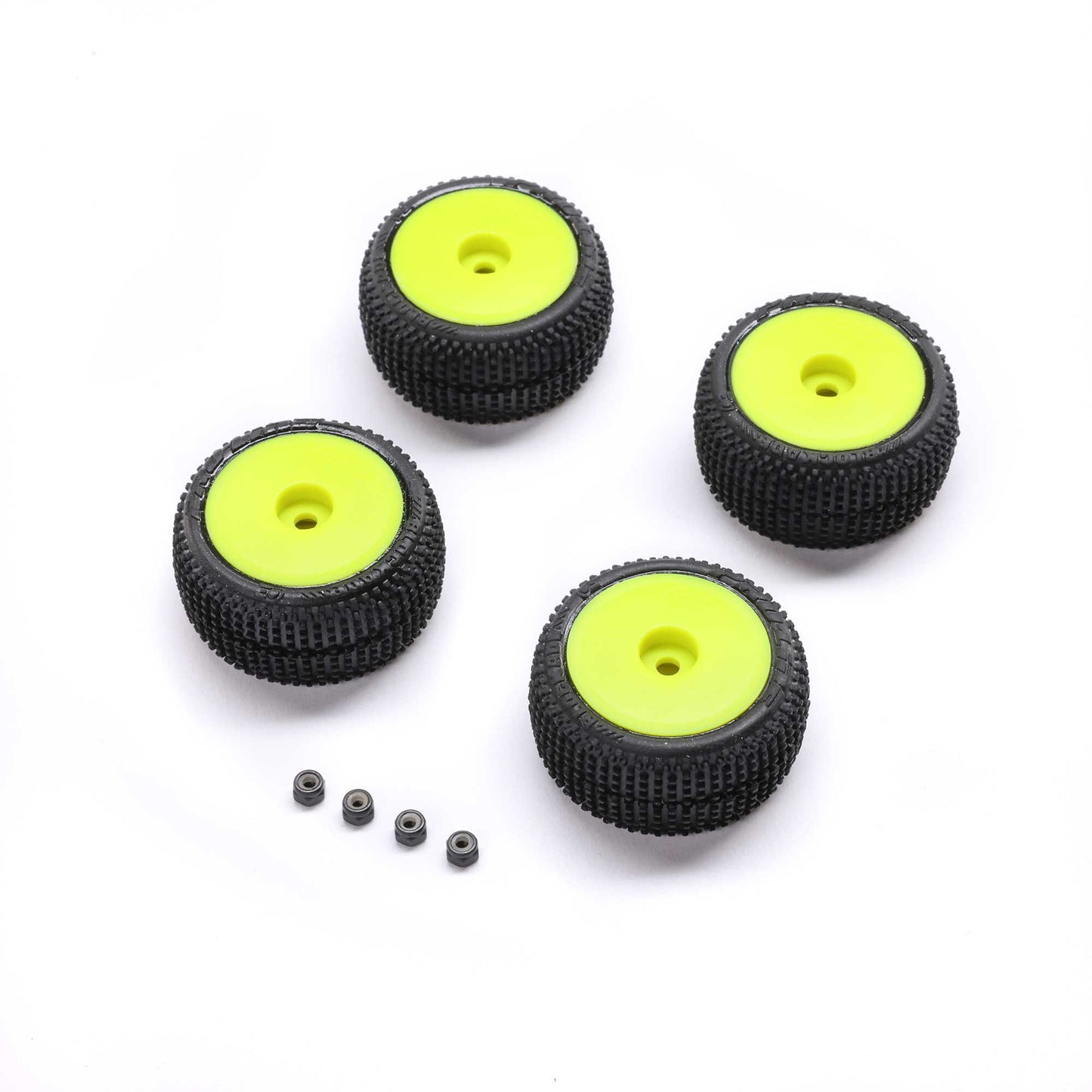 Pro-Line Racing Blockade Tire, OE, Wheel, Yellow, Mounted: Micro-T PRO-2632