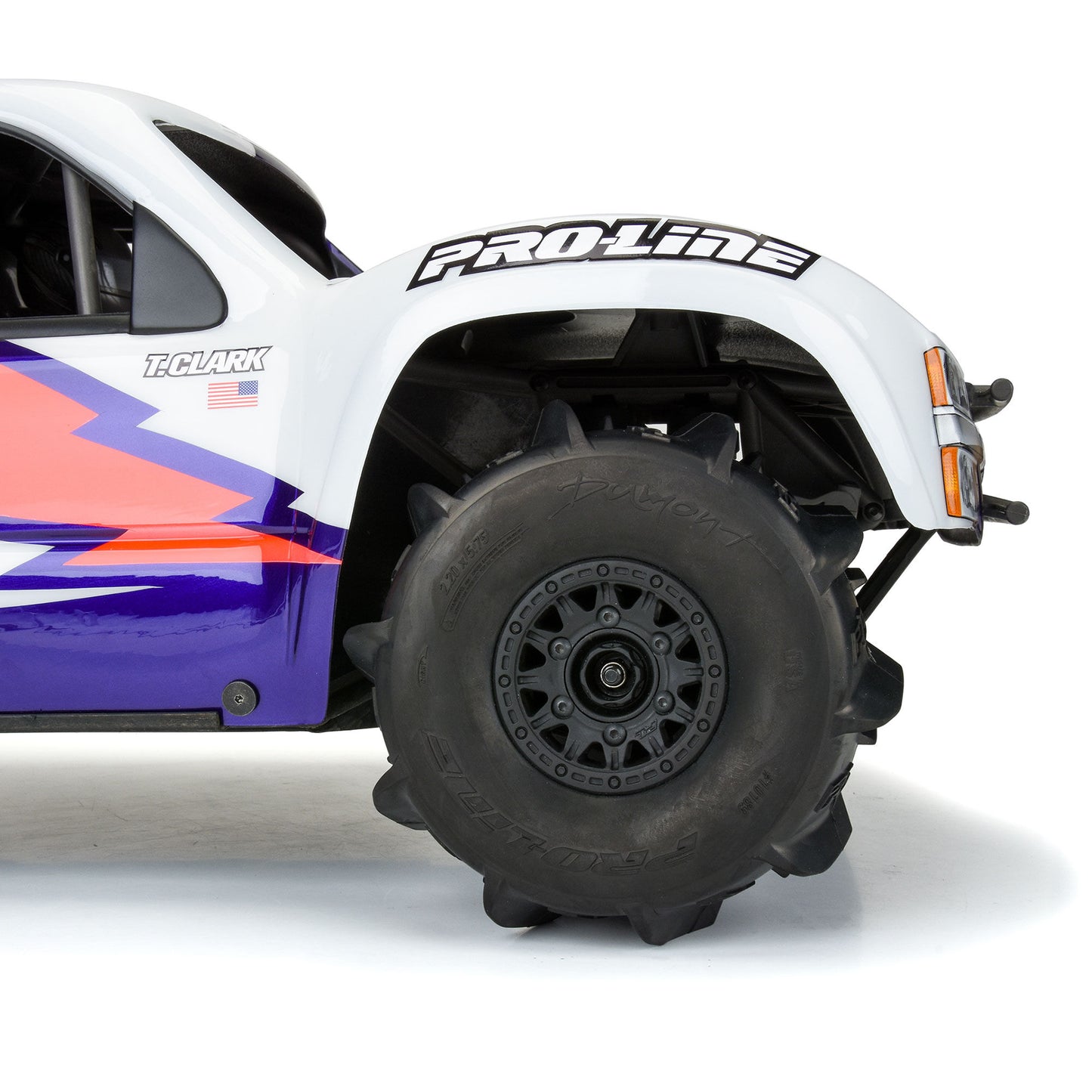 Pro-Line Racing Dumont Sand/Snow Tires Mounted on Raid Black 6x30 PRO1018911