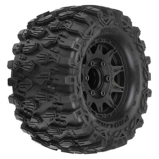 Pro-Line 1:10 Hyrax Front/Rear 2.8" MT Tires Mounted 12mm Blk Raid (2 PRO10190-10