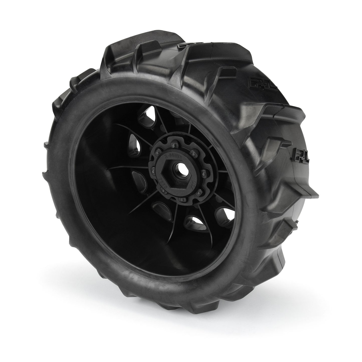Pro-Line Racing Dumont Sand/Snow 5.7" Tires Mounted on Raid 8x48 1:6 PRO10202-11