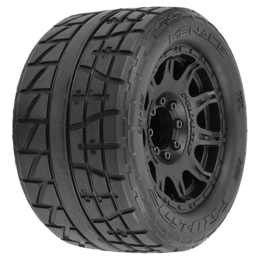 Pro-Line 1:8 Menace HP BELTED Fr/Rr 3.8" MT Tires Mounted 17mm Black PRO10206-10