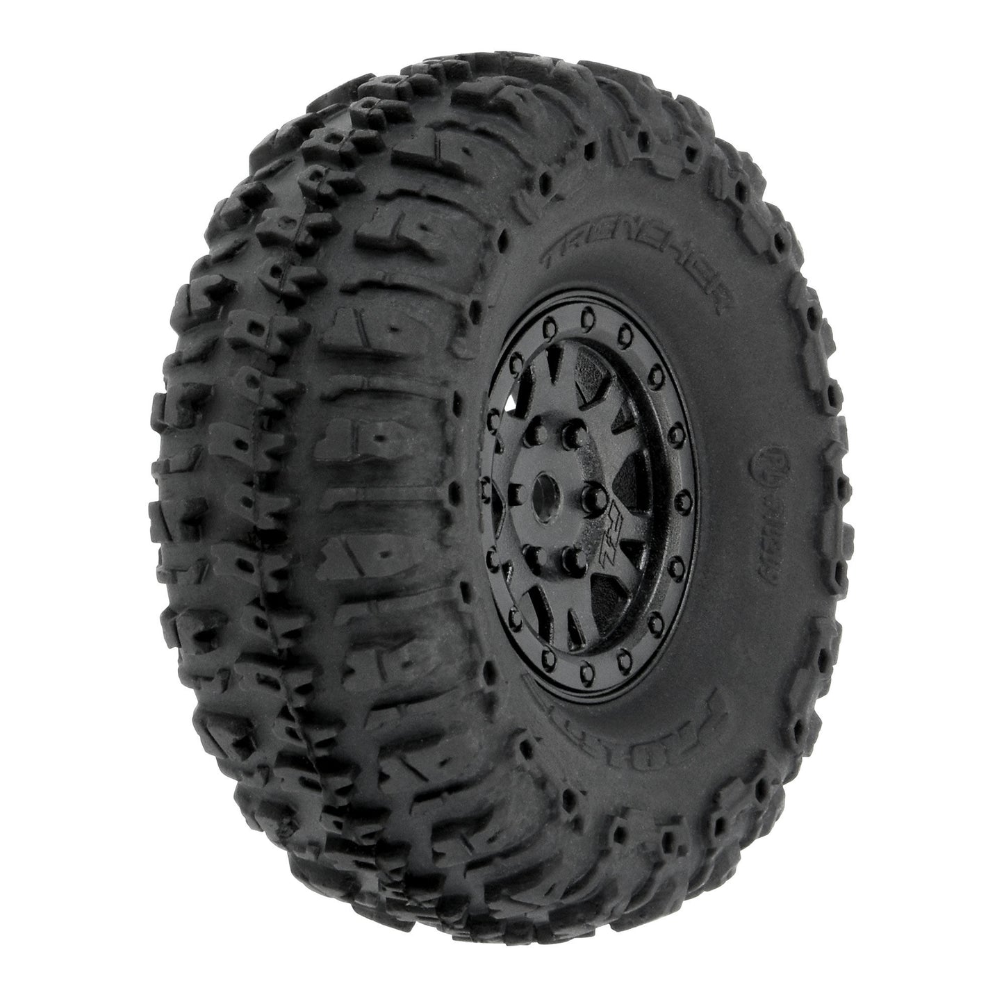 Pro-Line 1:24 Trencher Fr/Rr 1.0" Tires Mounted 7mm Black Impulse (4) PRO10209-10