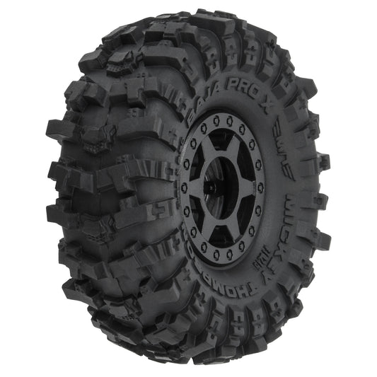 Pro-Line 1:24 Mickey Thompson Baja Pro X F/R 1.0" MTD 7mm Black Holco PRO10215-10