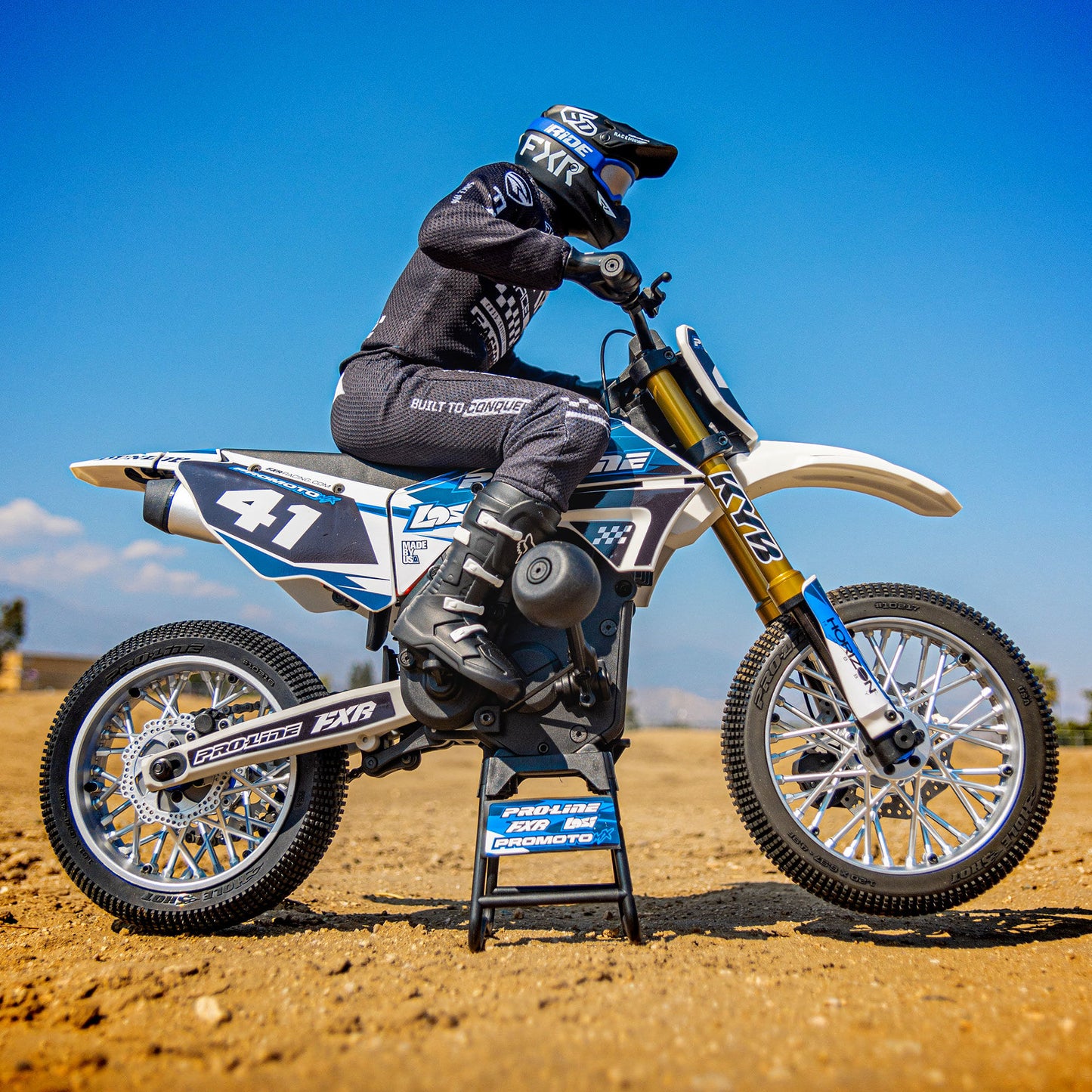 Pro-line Racing Hole Shot M3 Motocross Rear Tire (1): PROMOTO-MX 1:4 PRO10216-02