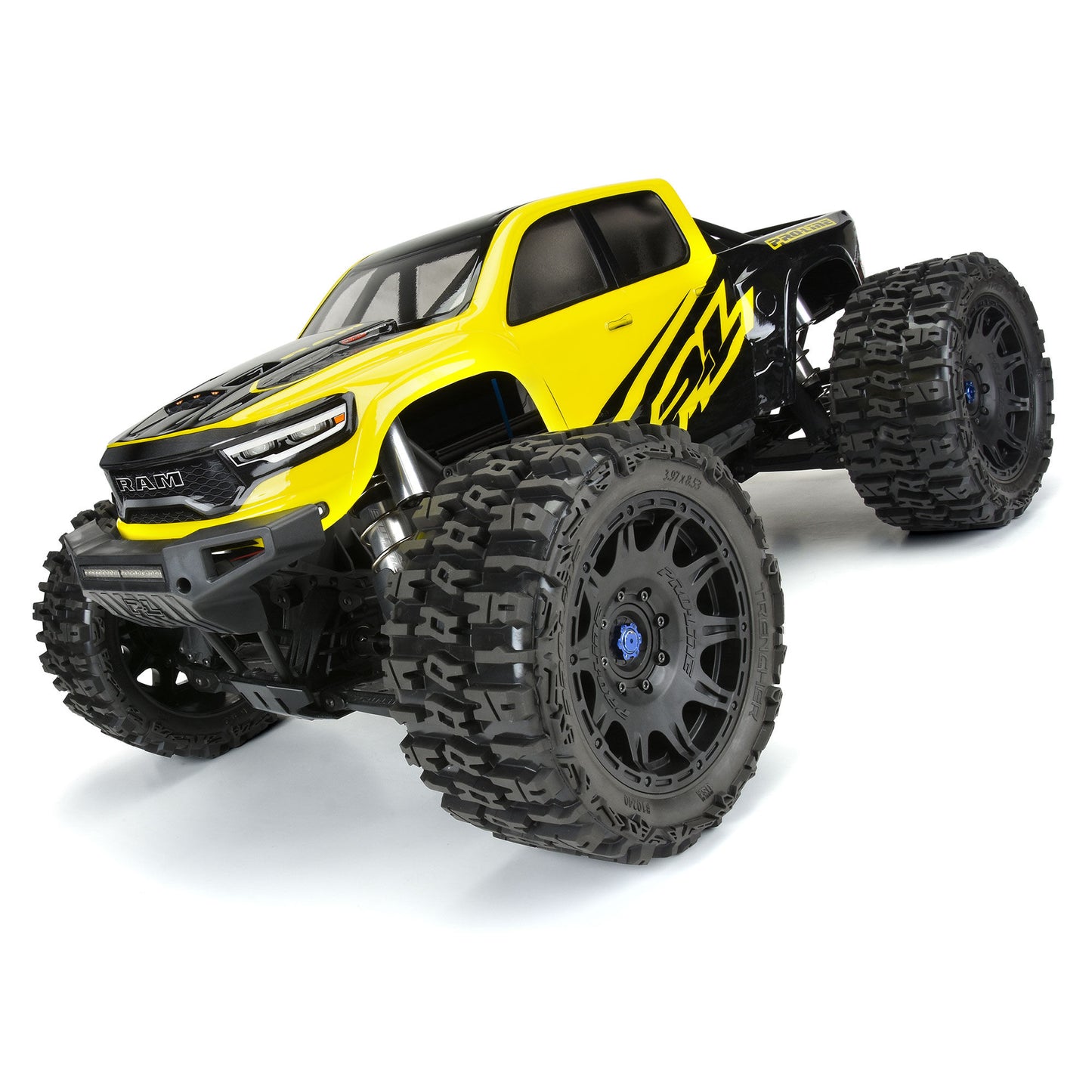 Pro-Line Racing Trencher 5.7" Tires MTD 24mm Black Raid 8x48 Hex 1:6 PRO1024010