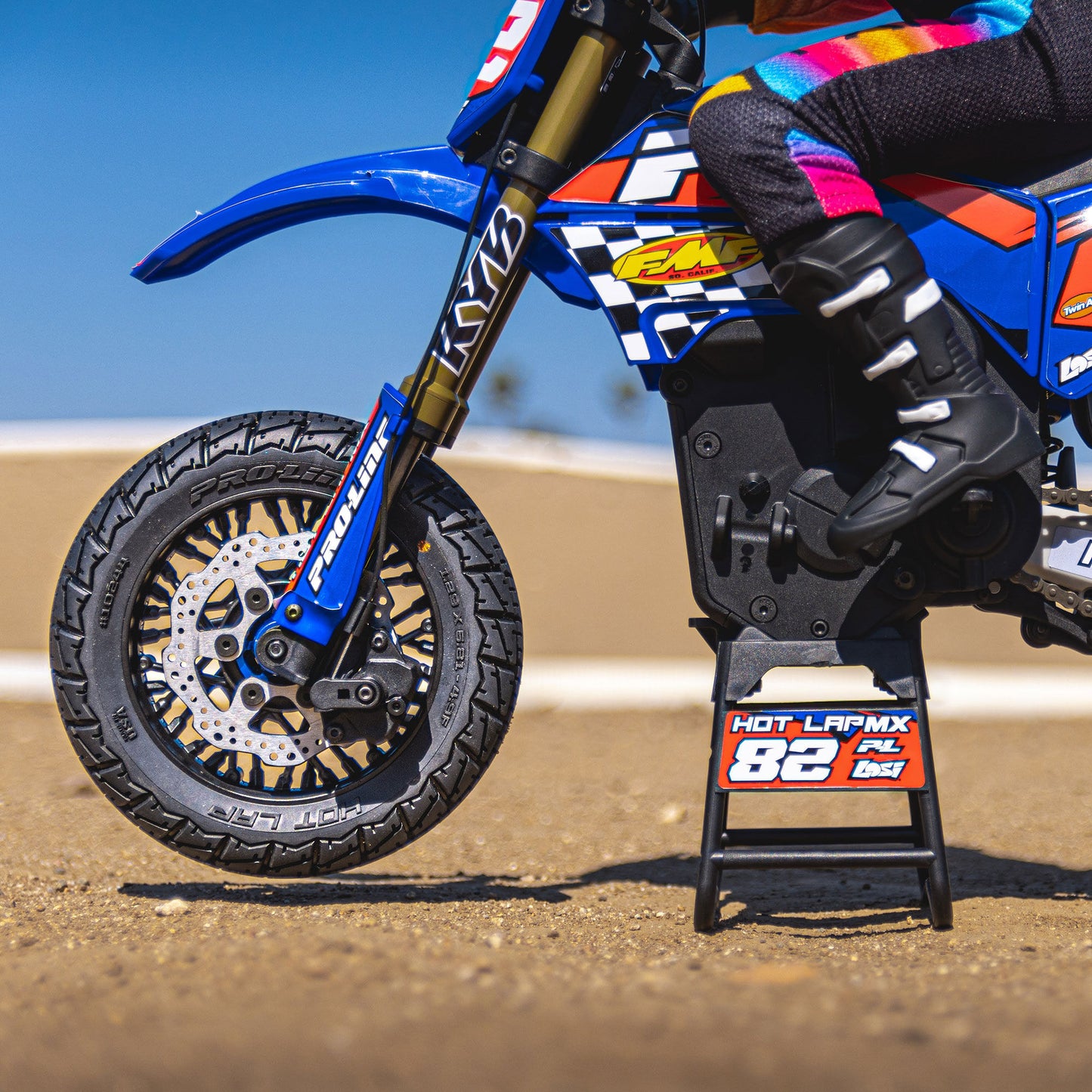 Pro-Line Racing Hot Lap MX S3 Front Tire MTD Black Supermoto 1:4 PRO1024410