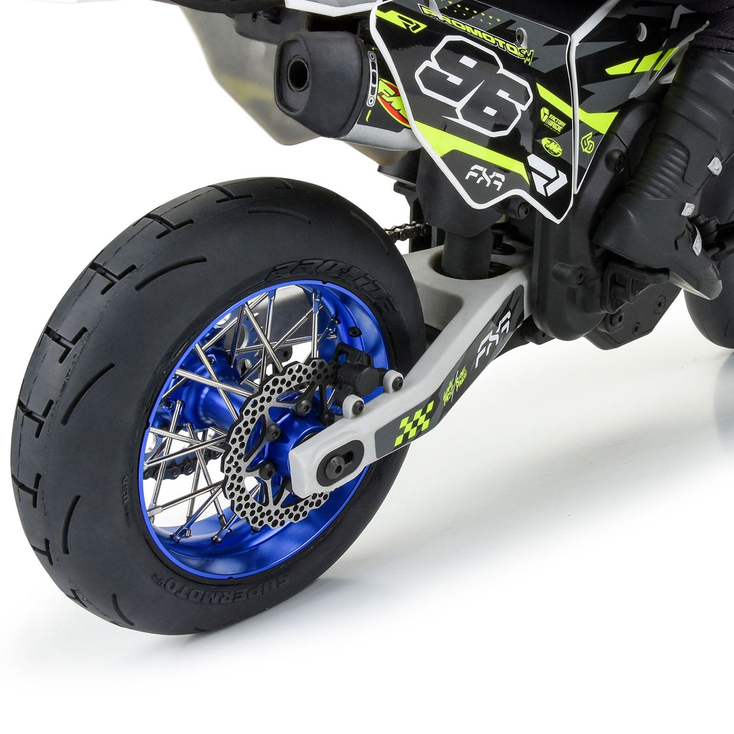 Pro-Line Racing Supermoto 2.0 S3 Rear Tire MTD Sleeve Pro-Spec SM 1:4 PRO1024511