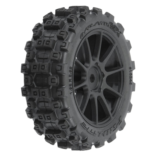 Pro-Line Racing Badlands MX 1.9" Buggy Tires MTD Mach-10 Black Wheels PRO1024610