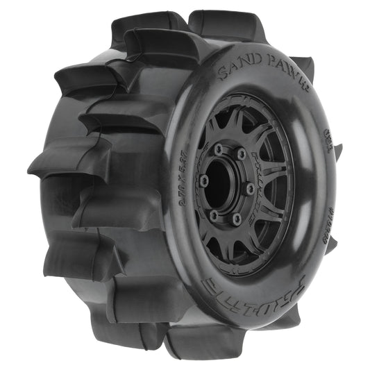 Pro-Line Racing Sand Paw HP BELT 2.8" MT Tires MTD 12/14mm Black 1:10 PRO1024910