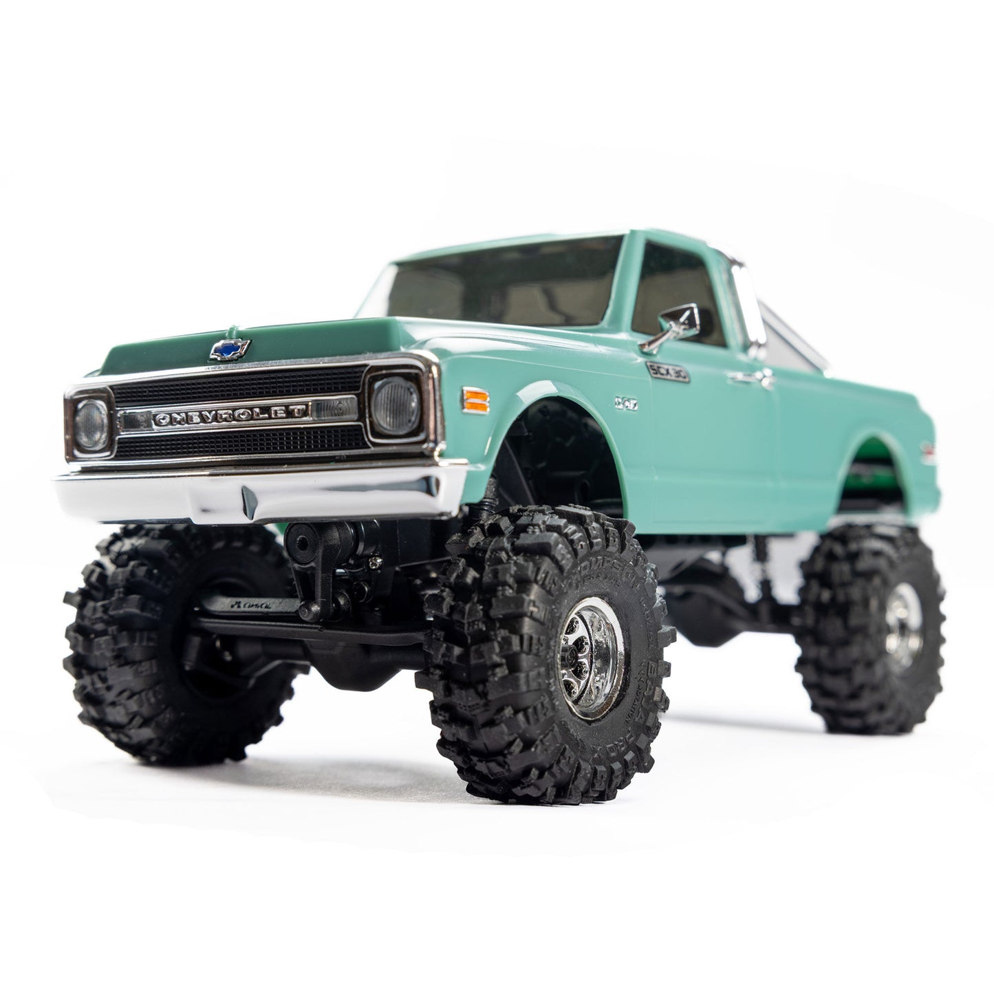 Pro-Line Racing Baja Pro X Mounted Chrome Beast Tires (4): SCX30 1:30 PRO1025110