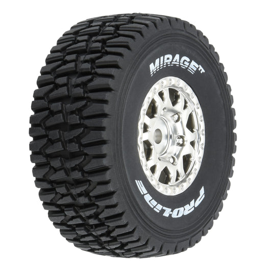 Pro-Line Racing Mirage TT Tires MTD 12mm Silver Impulse 4 Mojave 1:16 PRO1025310