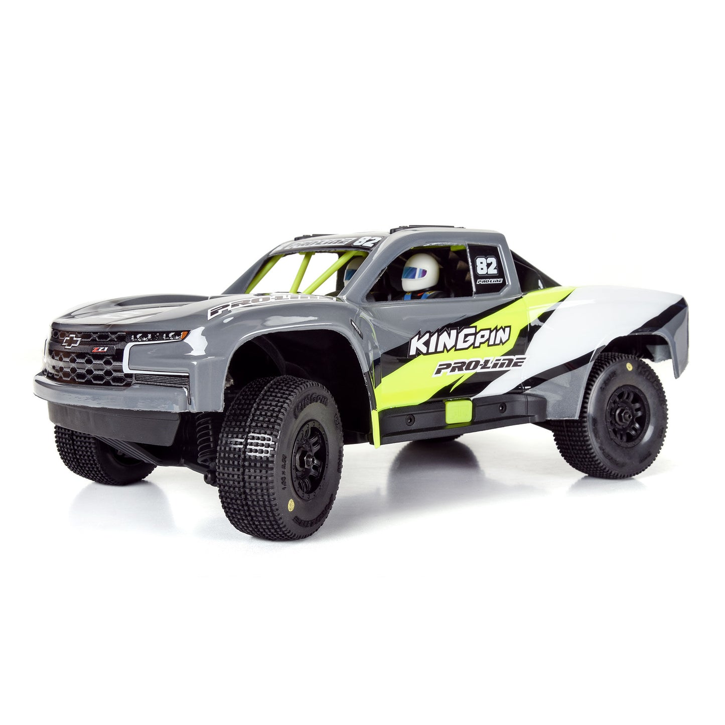 Pro-Line Racing King Pin F/R Tires MTD 12mm Black Split Six (4): 1:16 PRO1028510