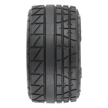 Pro-Line Racing Menace F/R Street Tires MTD 12mm Black Raid (4) 1:18 PRO1028710