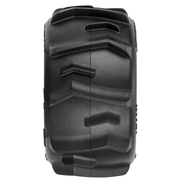 Pro-Line Racing Dumont F/R Tires MTD 12mm Black Raid (4) Granite 1:18 PRO1031110