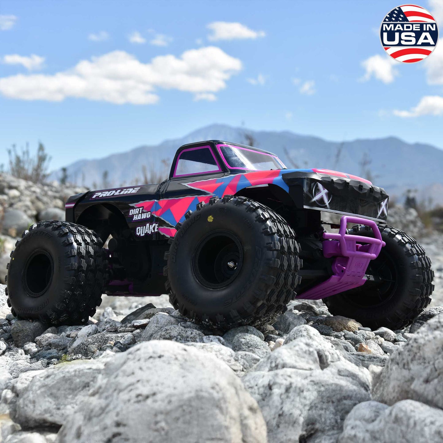 Pro-Line Racing Dirt Hawg 2.0 F/R 2.6" MT Tires MTD ARRMA Wheels 1:10 PRO1033910