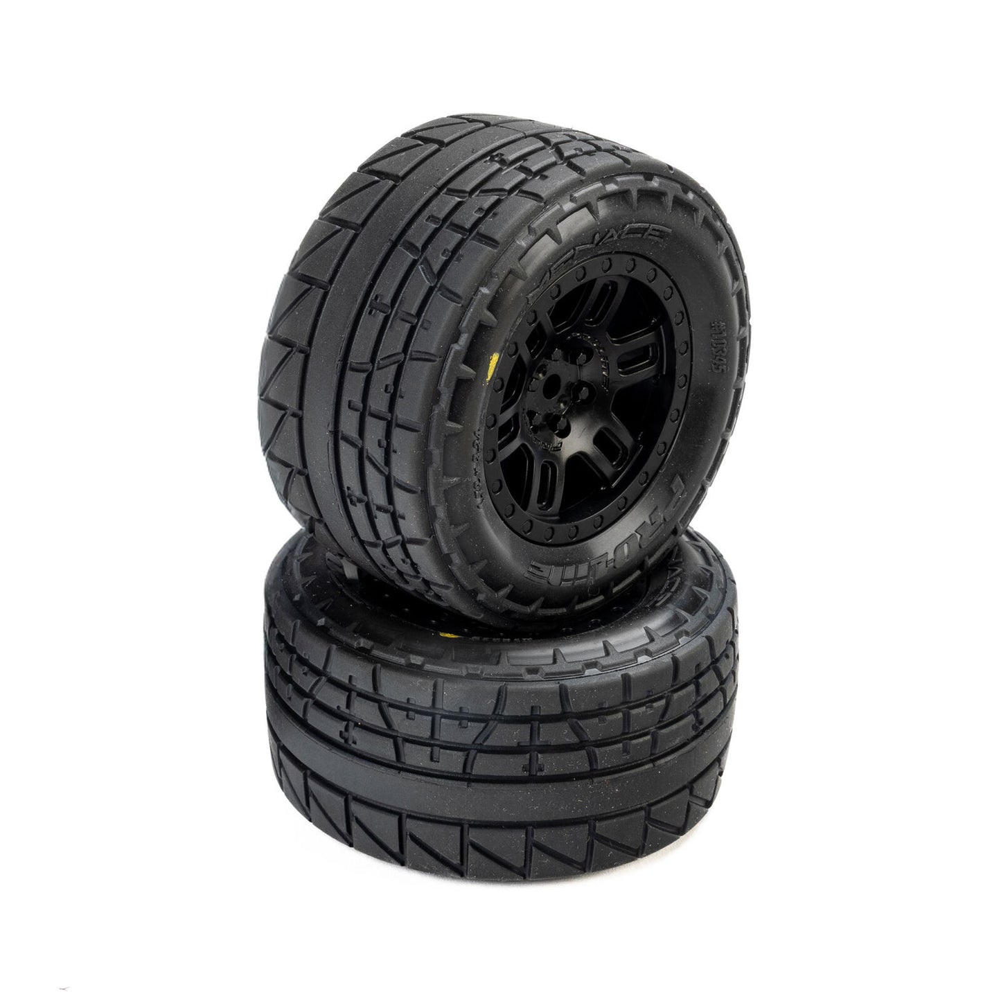 Pro-Line Racing Menace F/R Street Tires Mounted 12mm Black Split Six PRO1034510