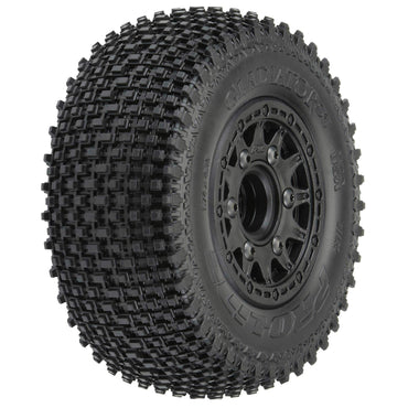 Pro-Line 1:10 Gladiator M2 Front/Rear 2.2"/3.0" SC Mounted 12mm Blk R PRO1169-10