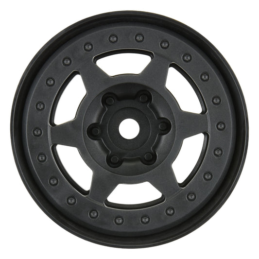 Pro-Line 1:10 Holcomb F/R 1.9" 12mm Crawler Bead-Loc Wheels (2) Black PRO2809-03