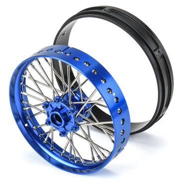 Pro-Line Racing ProSpec Aluminum V2 Bead Front Wheel Blue/Blue 1 1:4 PRO283600T1
