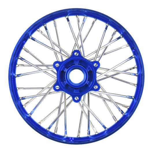 Pro-Line Racing Pro-Spec Aluminum V2 Bead Rear Wheel Blue/Blue 1 1:4 PRO283700T1