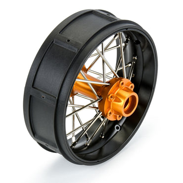 Pro-Line Racing Pro-Spec Aluminum V2 Bead Rear Wheel Black/Gold 1:4 PRO284800T3