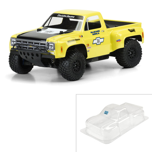 Pro-Line 1:10 1978 Chevy C-10 Race Truck Clear Body: Short Course PRO3510-00