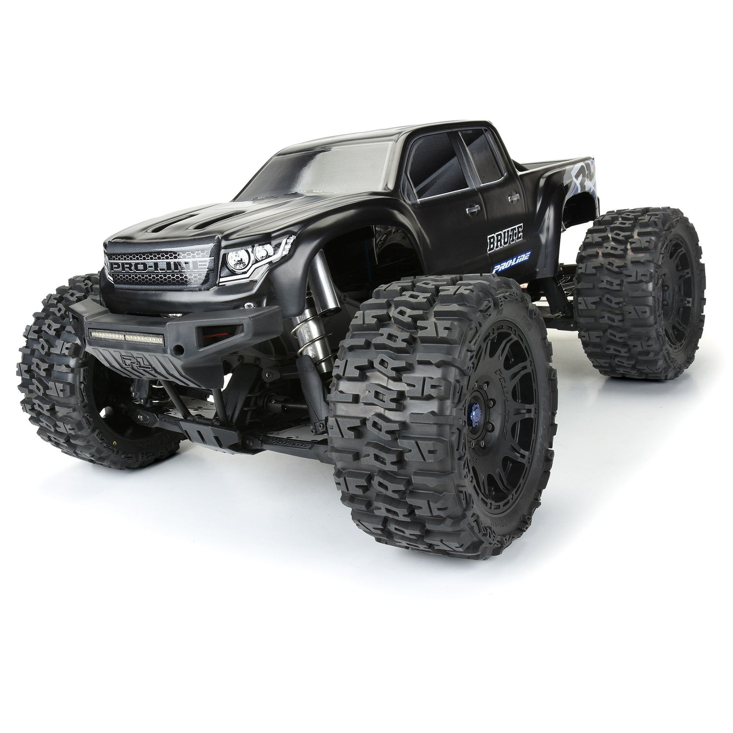 Pro-Line Racing Pre-Cut Brute Bash Armor Black Body: X-MAXX 1:5 PRO3513-18