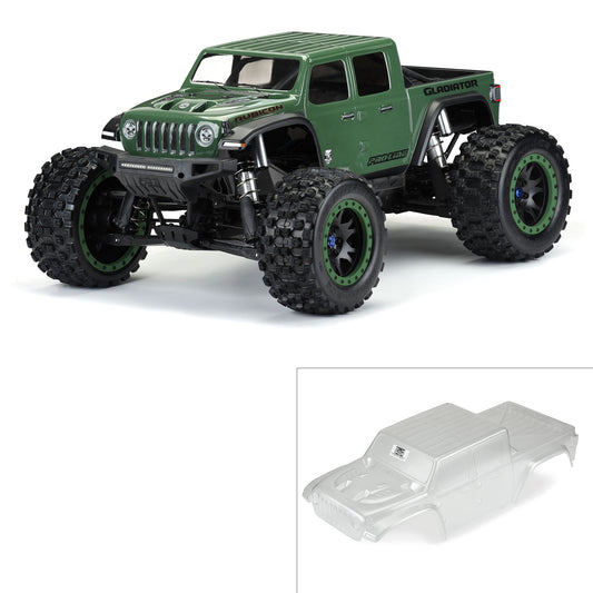 Pro-Line 1:5 Pre-Cut Jeep Gladiator Rubicon Clear Body: X-MAXX PRO3533-17